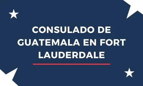 Consulado de Guatemala en Fort Lauderdale: Cita consular, dirección y teléfono 4 Consulado general guatemalteco de Fort Lauderdale